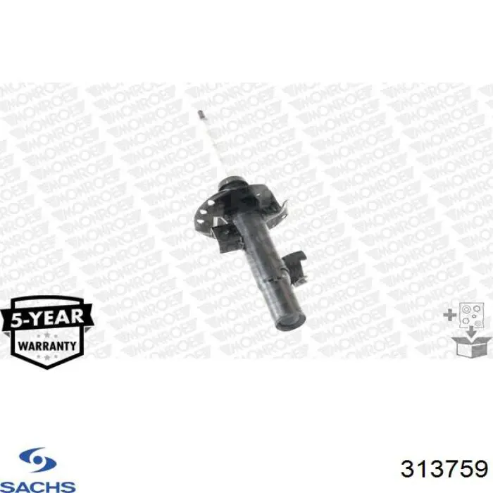 Amortiguador delantero izquierdo Sachs 313759 precio, desde 71,30 EUR