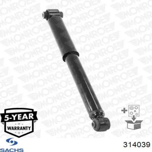 314 039 Sachs amortiguador trasero