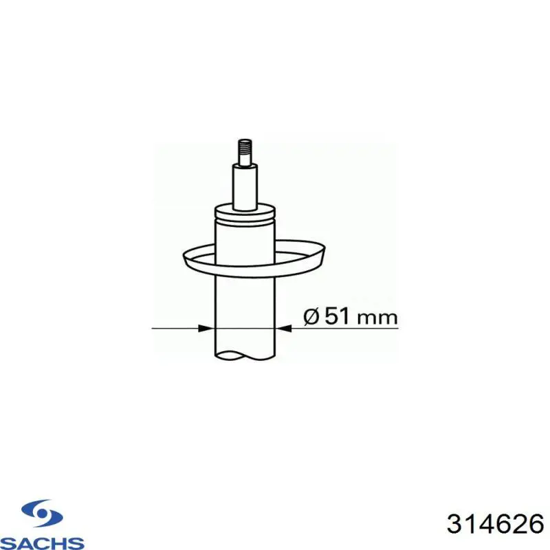 Comprar 314626 Sachs Amortiguador