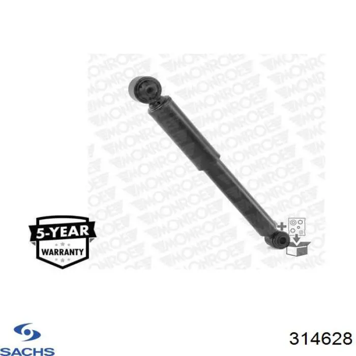 Amortiguador trasero Sachs 314628 precio, desde 32,80 EUR