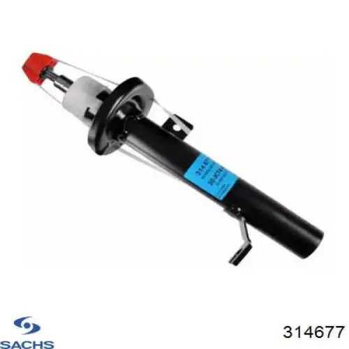 Amortiguador eje delantero izquierda Sachs 314677