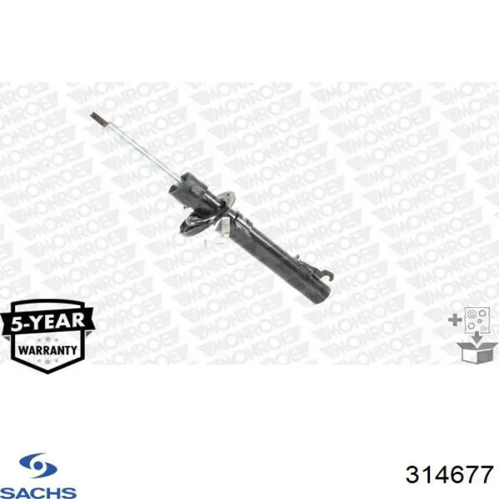 Amortiguador delantero izquierdo Sachs 314677 precio, desde 60,13 EUR