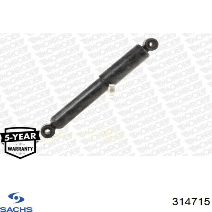Amortiguador trasero Sachs 314715 precio, desde 46,60 EUR