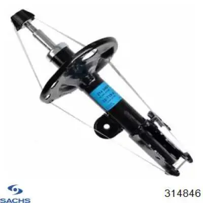 Amortiguador delantero izquierdo 314846 Sachs