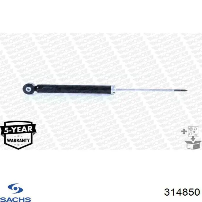 Amortiguador trasero Sachs 314850 precio, desde 46,24 EUR