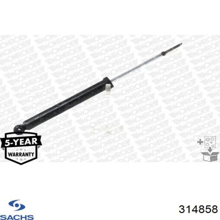 314 858 Sachs amortiguador trasero