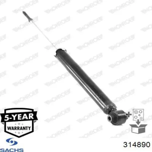 Amortiguador trasero derecho Sachs 314890 precio, desde 30,04 EUR
