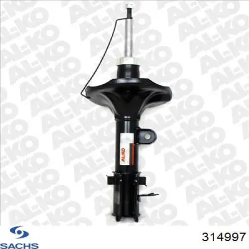 Amortiguador trasero derecho Sachs 314997 precio, desde 80,46 EUR