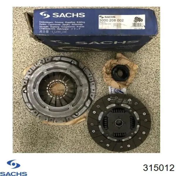 Amortiguador delantero izquierdo 315012 Sachs