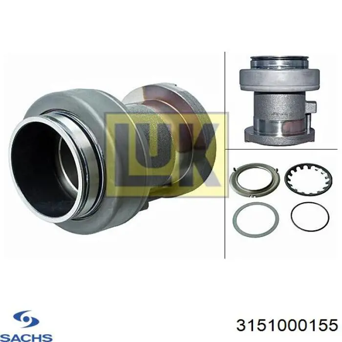 3151000155 Sachs cojinete de desembrague