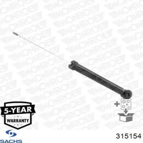 315154 Sachs amortiguador trasero