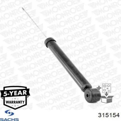 Amortiguador trasero Sachs 315154 precio, desde 42,21 EUR