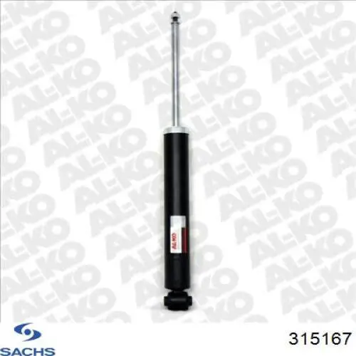 Amortiguador trasero Sachs 315167 precio, desde 37,21 EUR
