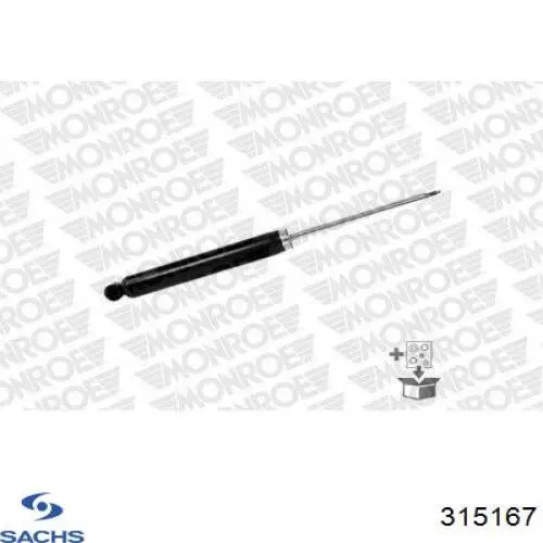 Comprar 315167 Sachs Amortiguador trasero