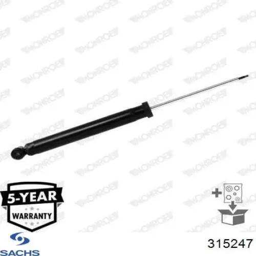 315247 Sachs amortiguador trasero