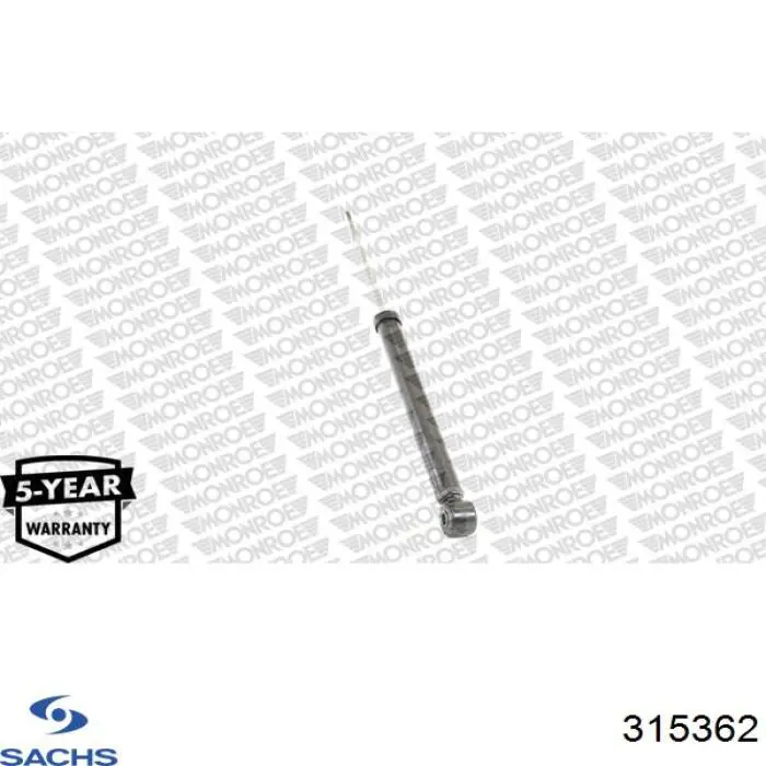 Amortiguador trasero Sachs 315362 precio, desde 53,35 EUR