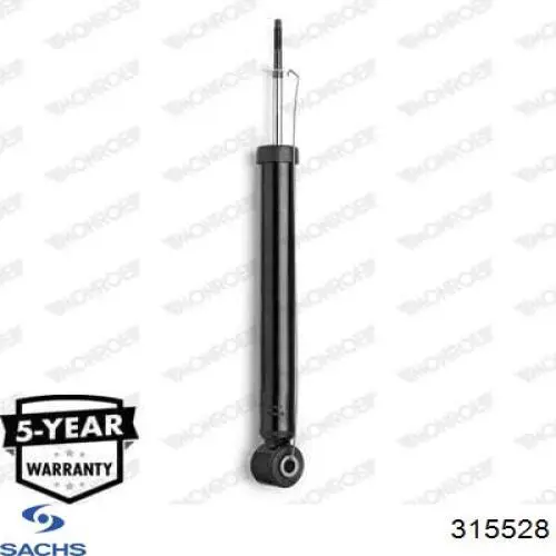 Amortiguador trasero Sachs 315528 precio, desde 47,86 EUR