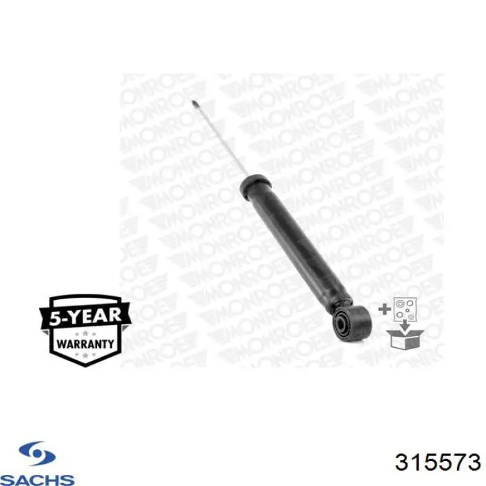 Amortiguador trasero Sachs 315573 precio, desde 63,65 EUR