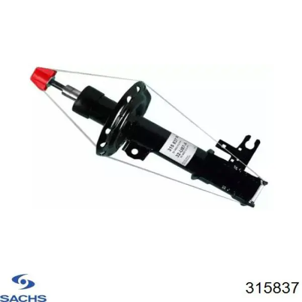 315 837 Sachs amortiguador delantero derecho