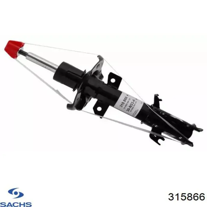 315 866 Sachs amortiguador delantero izquierdo