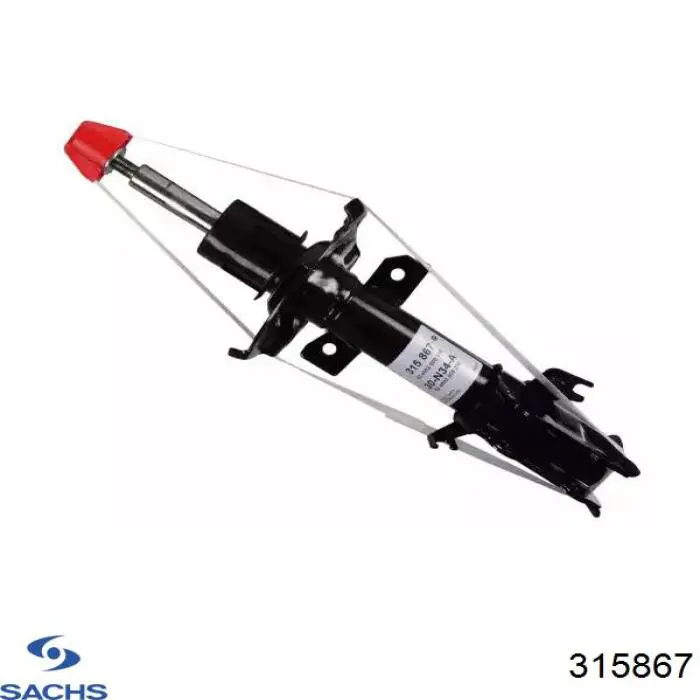 Amortiguador delantero derecho Sachs 315867 precio, desde 66,16 EUR