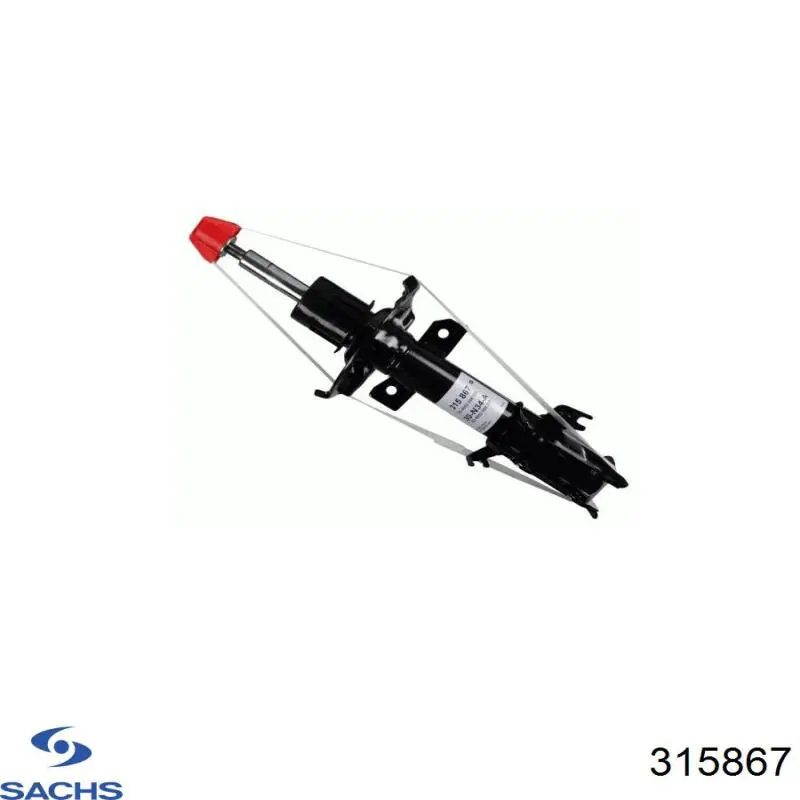 Comprar 315867 Sachs Amortiguador delantero derecho