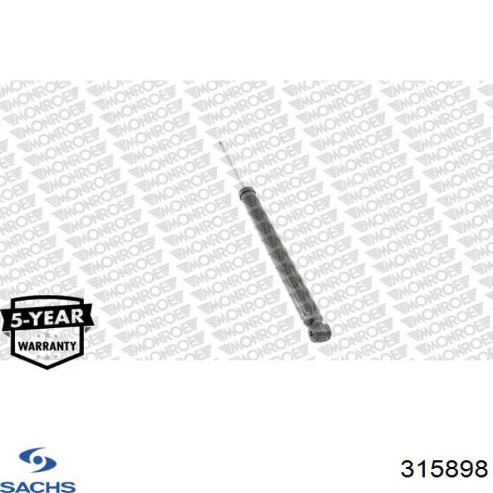 Comprar 315898 Sachs Amortiguador trasero