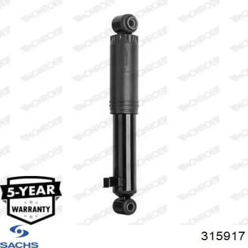Amortiguador trasero SACHS 315917