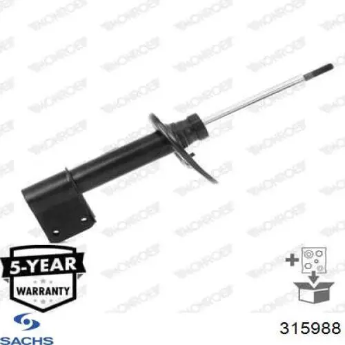 315988 Sachs amortiguador delantero izquierdo