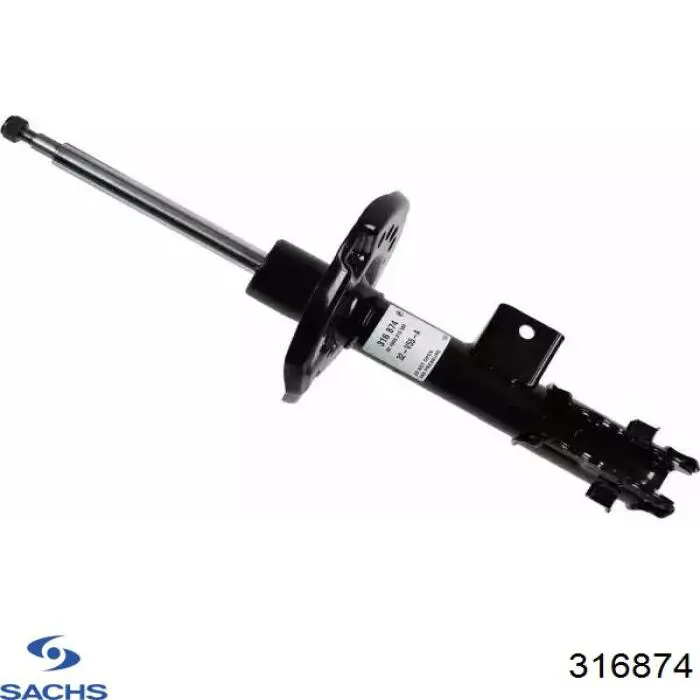 316874 Sachs Amortiguador eje delantero derecha