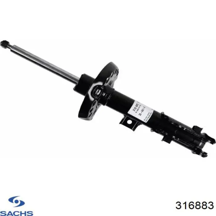 Amortiguador delantero derecho Sachs 316883 precio, desde 82,36 EUR