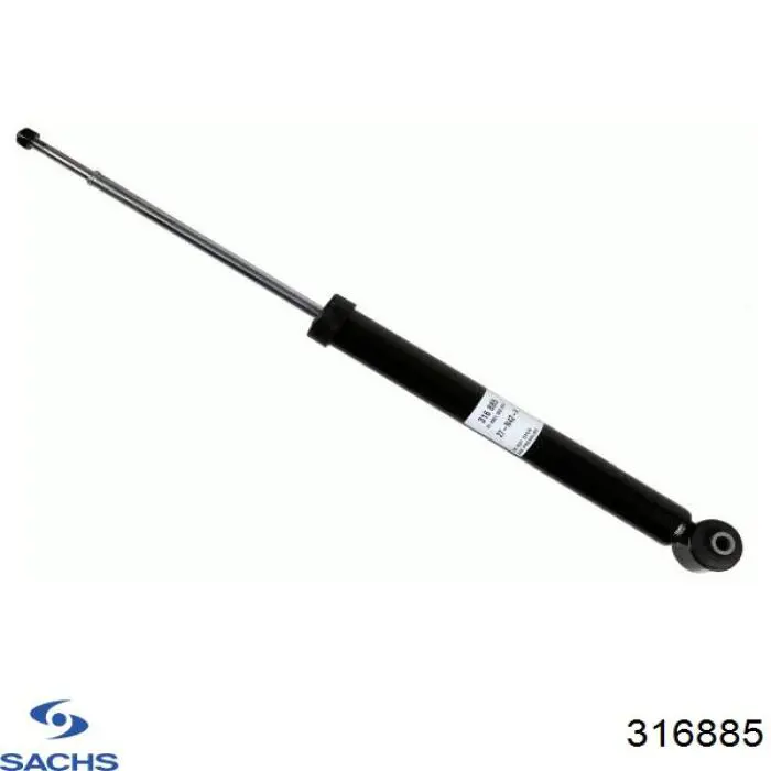 Amortiguador trasero izquierdo Sachs 316885 precio, desde 68,83 EUR