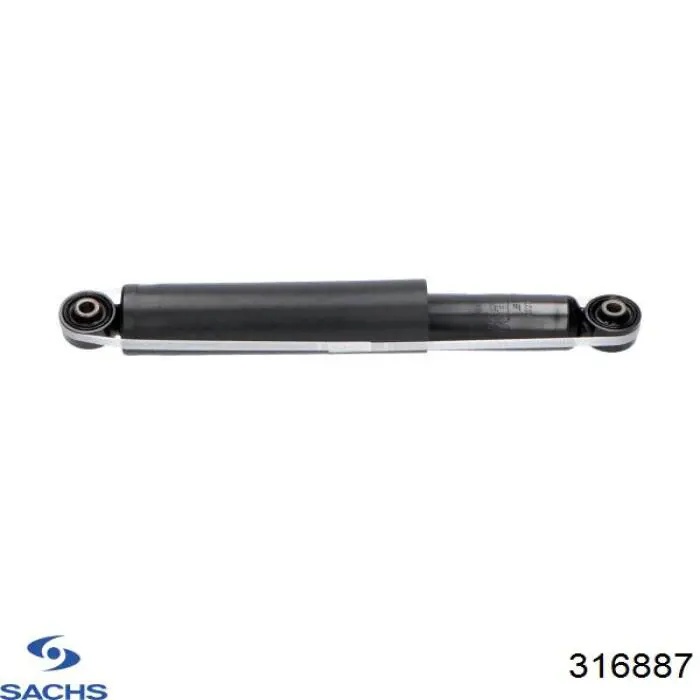 Amortiguador trasero Sachs 316887 precio, desde 61,63 EUR