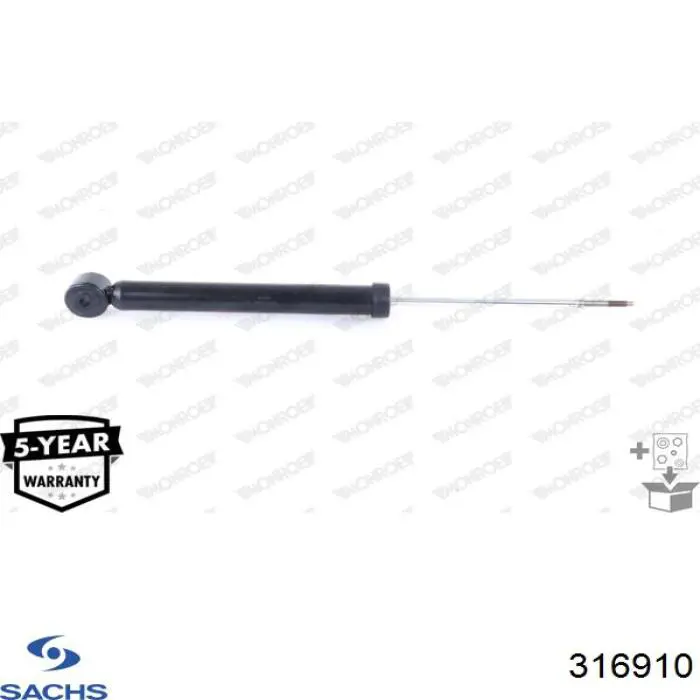 316 910 Sachs amortiguador trasero