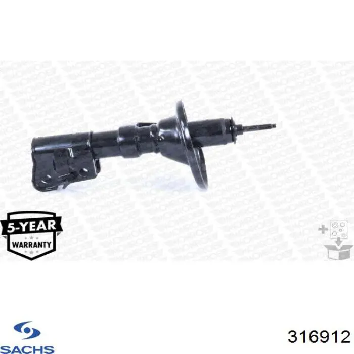 316 912 Sachs amortiguador delantero izquierdo