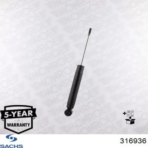 Comprar 316936 Sachs Amortiguador trasero