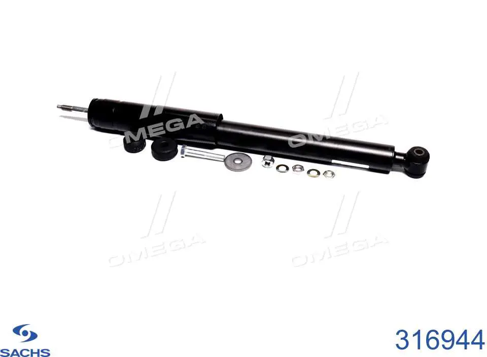 Amortiguador trasero Sachs 316944 precio, desde 56,31 EUR