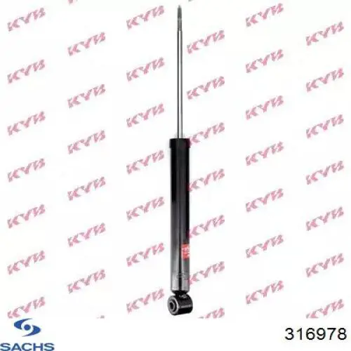 Amortiguador trasero Sachs 316978 precio, desde 46,88 EUR