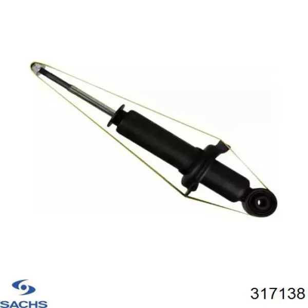 Amortiguador trasero Sachs 317138 precio, desde 49,89 EUR