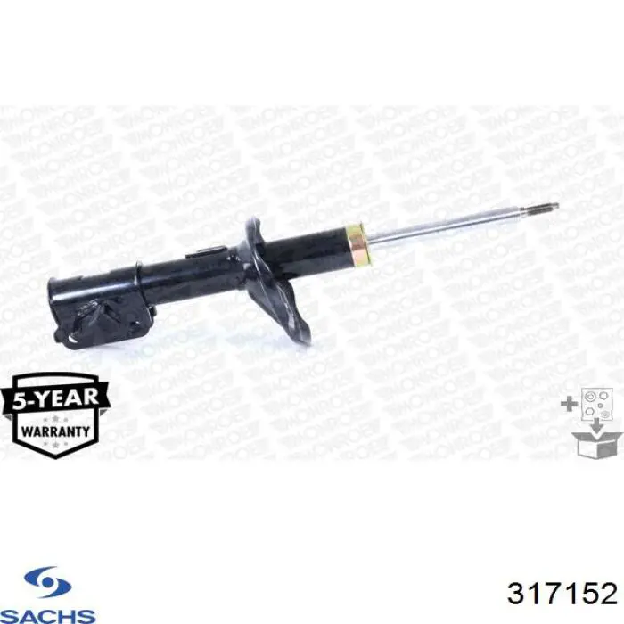 317152 Sachs Amortiguador eje delantero derecha