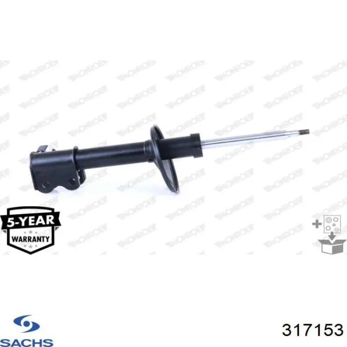 317153 Sachs amortiguador delantero izquierdo