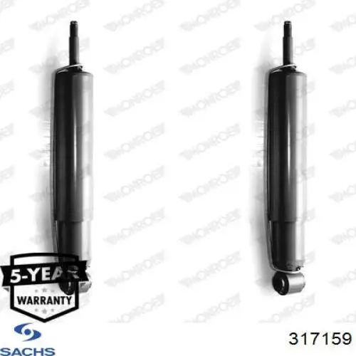 317 159 Sachs amortiguador trasero