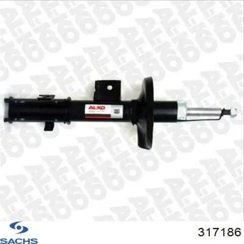Amortiguador delantero derecho Sachs 317186 precio, desde 78,41 EUR
