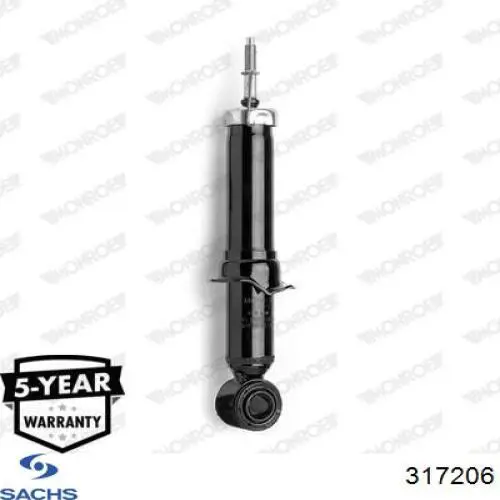 Amortiguador trasero derecho Sachs 317206 precio, desde 63,97 EUR