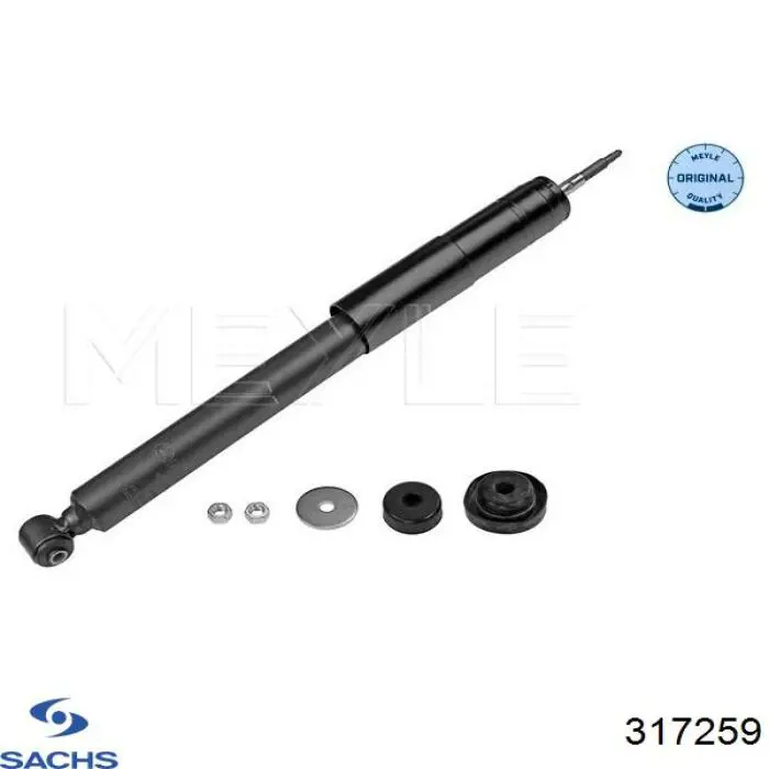 Amortiguador trasero Sachs 317259 precio, desde 59,43 EUR