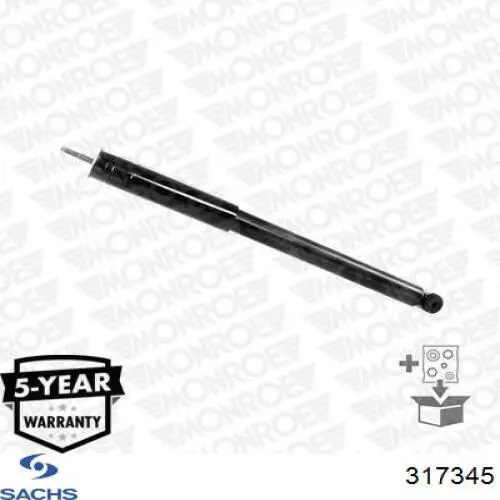 Comprar 317345 Sachs Amortiguador trasero