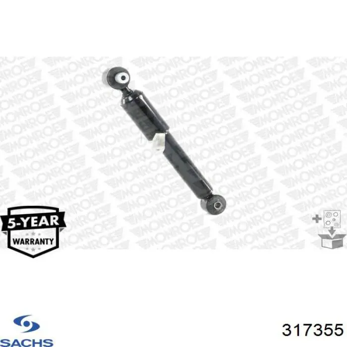 Amortiguador trasero Sachs 317355 precio, desde 49,21 EUR