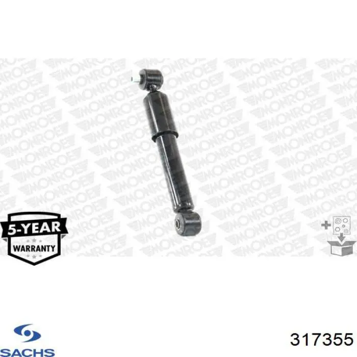 317 355 Sachs amortiguador trasero