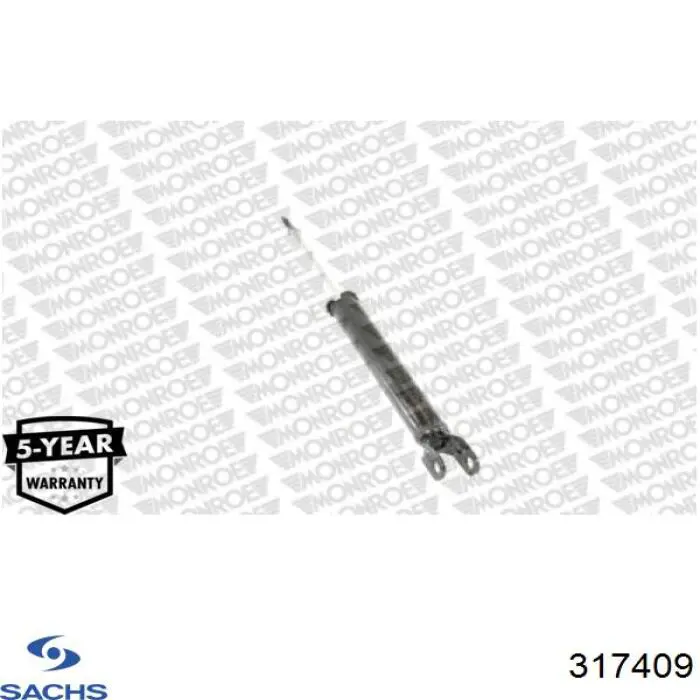 Amortiguador trasero Sachs 317409 precio, desde 36,62 EUR