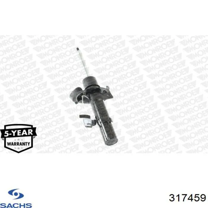317459 Sachs Amortiguador eje delantero derecha